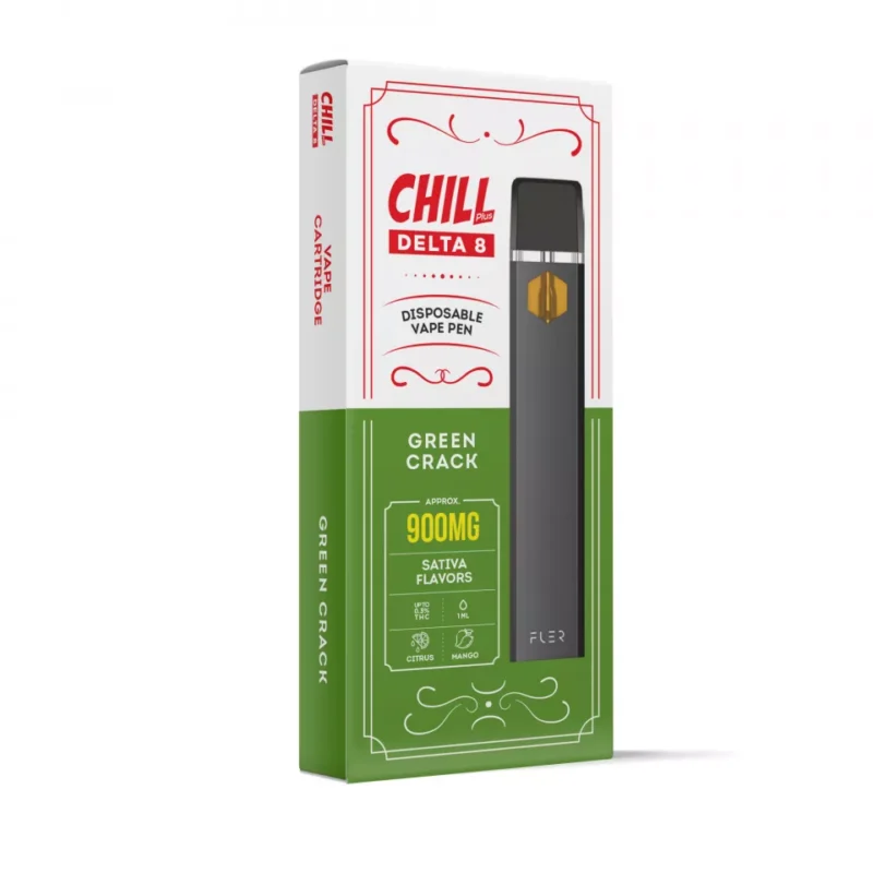 Chill Plus Delta-8 THC Disposable - Green Crack - 900mg - Image 2