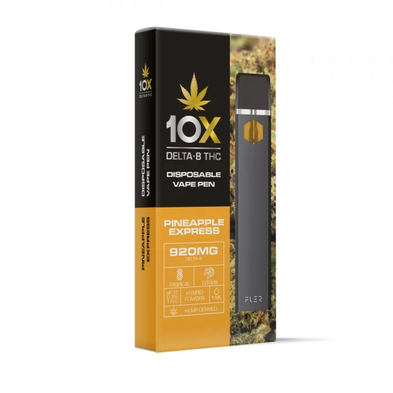 Pineapple Express Delta 8 THC Vape Pen - Disposable - 10X - 920mg