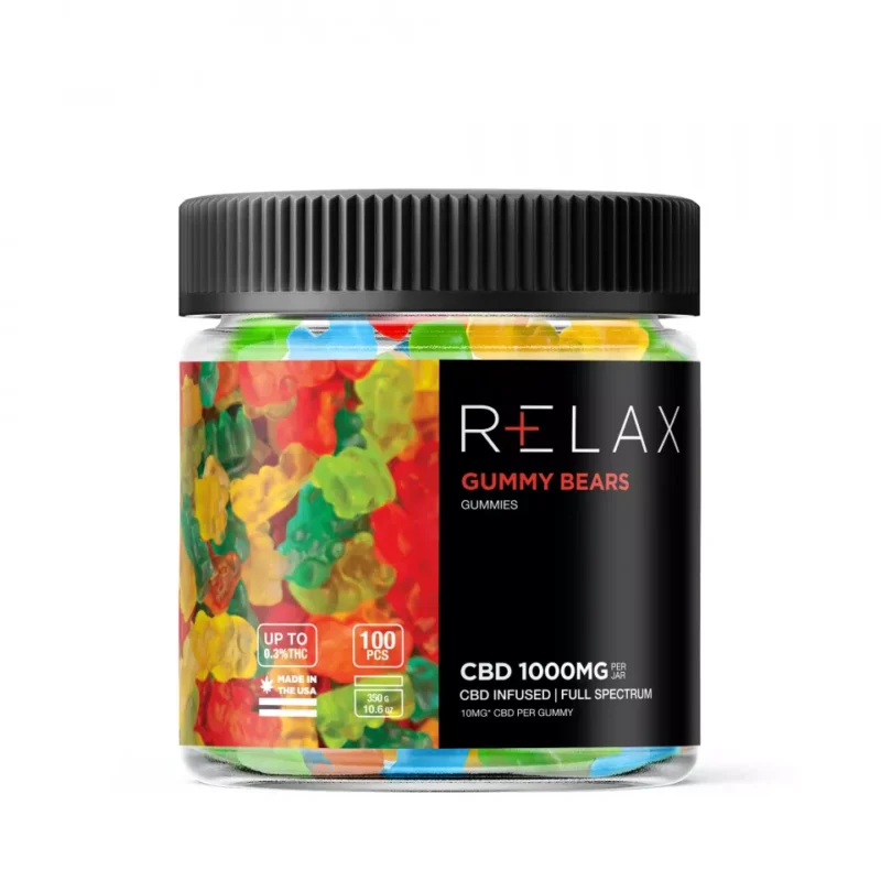 Relax Gummies - CBD Full Spectrum Gummy Bears - 1000mg - Image 2