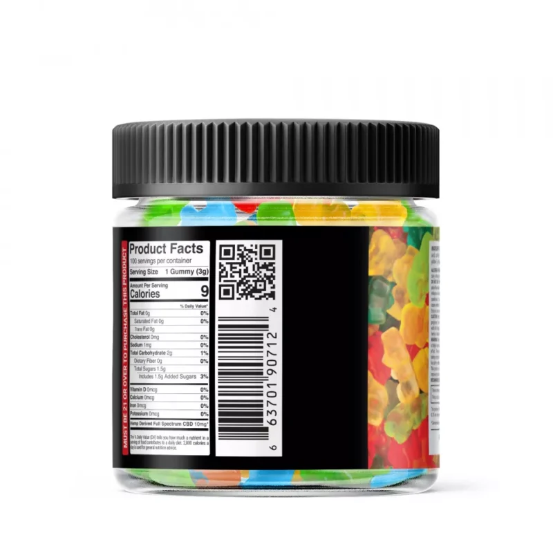 Relax Gummies - CBD Full Spectrum Gummy Bears - 1000mg - Image 3